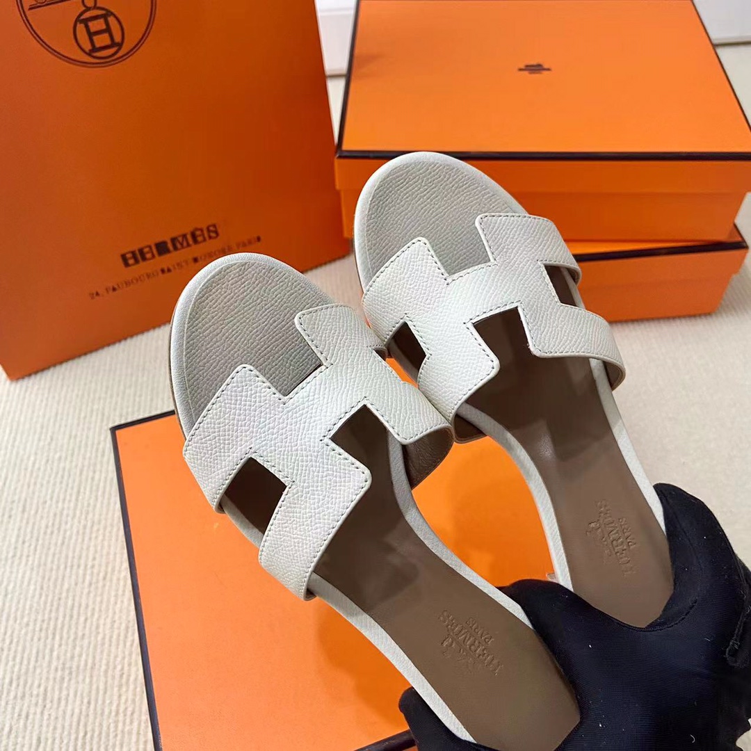 에르메스 올수공 오아시스 슬리퍼 샌들 앱송 39